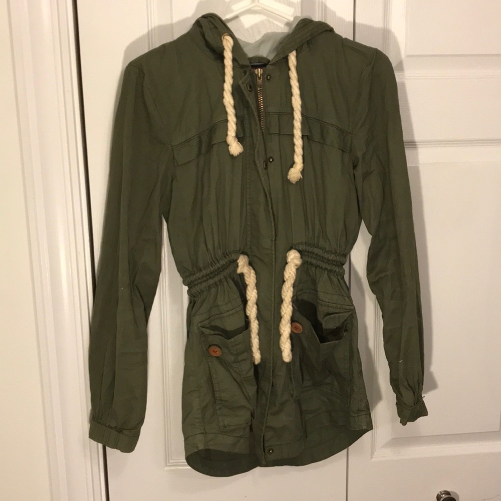 Garage army green coat